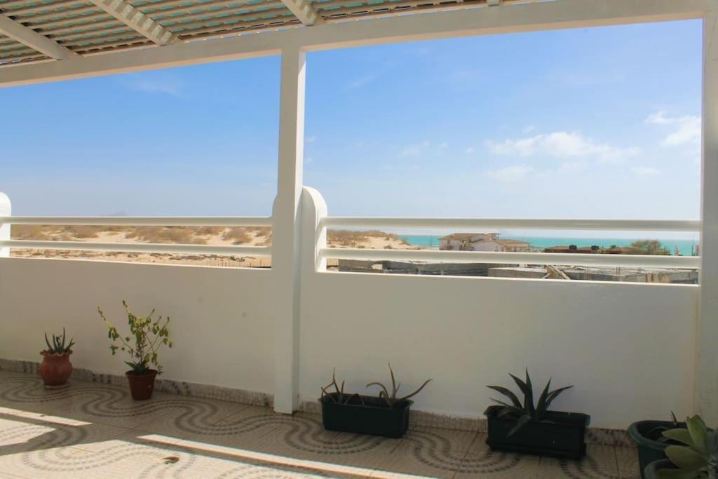 Tropical Leaves Sea View Penthouse Ca Greta 2 Floor Apartman Sal Rei Kültér fotó